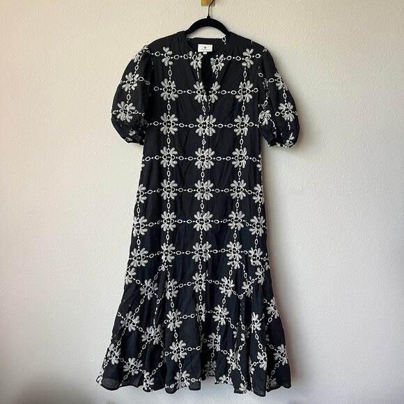 Tuckernuck Black Eyelet Lewis Dress Size S - Picture 2 of 6